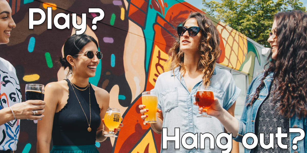 ポイントレッスン：Hang out と play